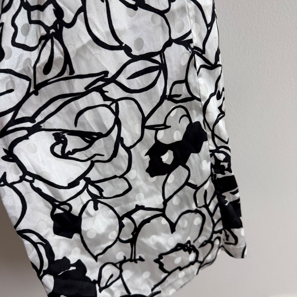 Ronny Kobo Printed Black and White Print Trousers Size 6 - Picture 15 of 16